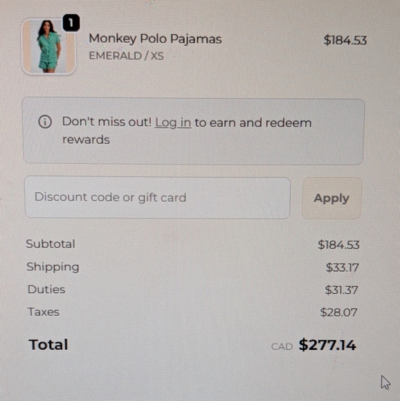 Roller Rabbit Green Monkey Polo Pajamas NEW size XS - Picture 10 of 10